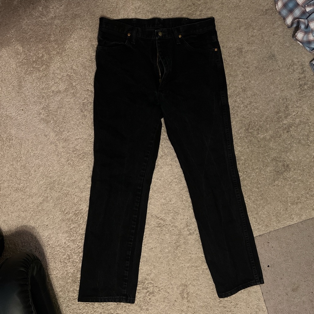 Wrangler Black Cowboy Cut Slim Fit Jeans